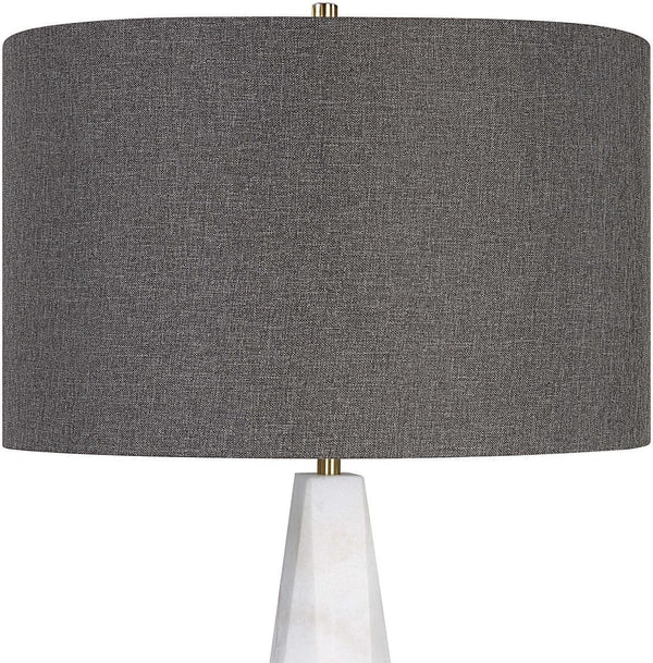 Uttermost Citadel White Marble Table Lamp