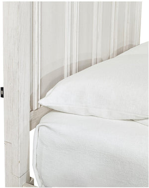 Aspenhome Caraway Aged Ivory Queen Panel Bed