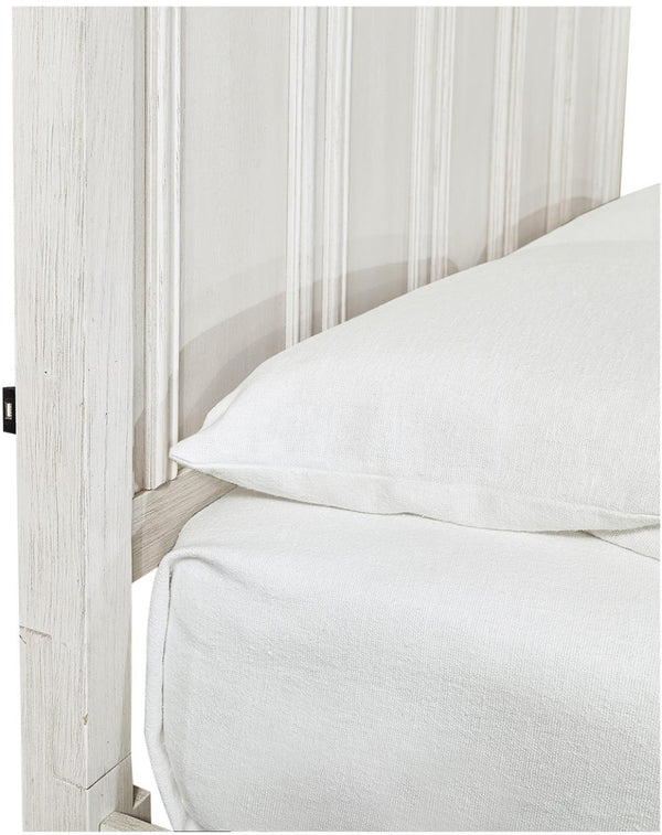 Aspenhome Caraway Aged Ivory Queen Panel Bed