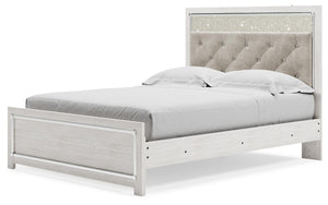 Altyra Queen Panel Bed White
