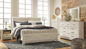 Bellaby King Panel Bed Whitewash