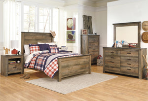 Trinell Full Panel Bed Brown