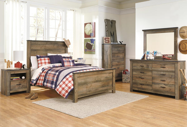 Trinell Full Panel Bed Brown