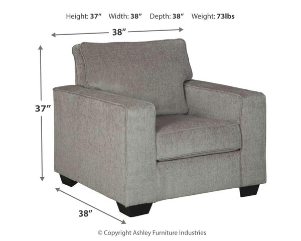 Altari Fabric Stationary Chair Alloy