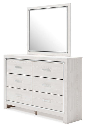 Altyra 6-Drawer Dresser & Mirror White