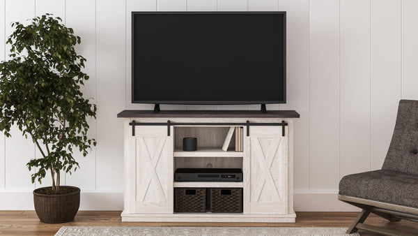 Dorrinson 54-Inch 2-Door TV Stand Two-tone