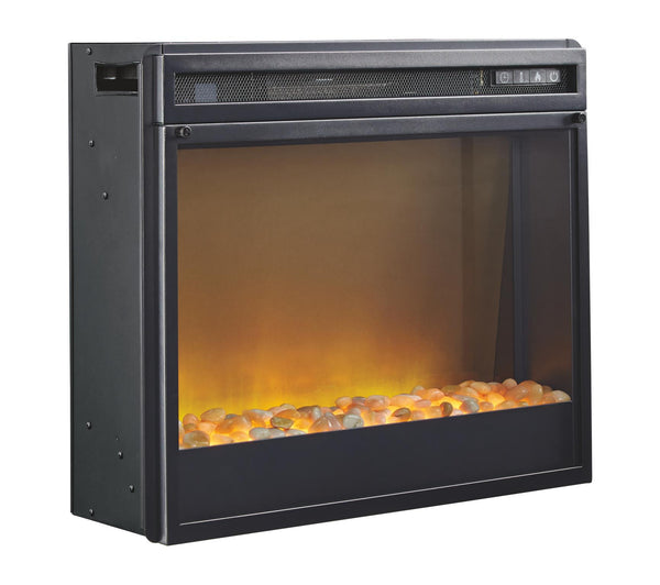 Trinell Urban Foundry 63-Inch TV Stand with Electric Fireplace Brown