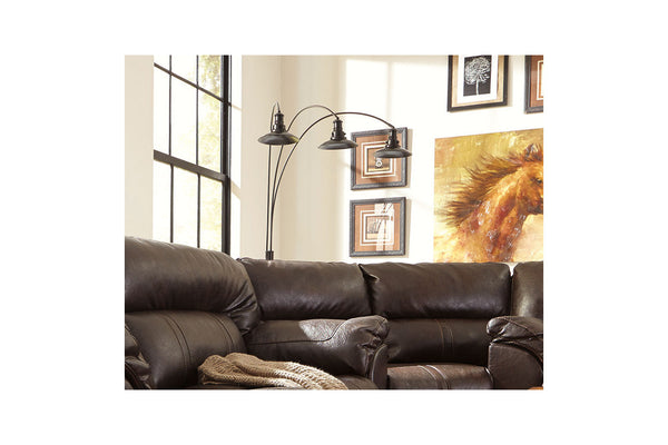 Ashley Sheriel Floor Lamp Black Signature Design