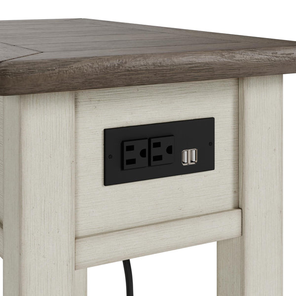 Bolanburg 1-Drawer Chairside End Table with USB Two-tone