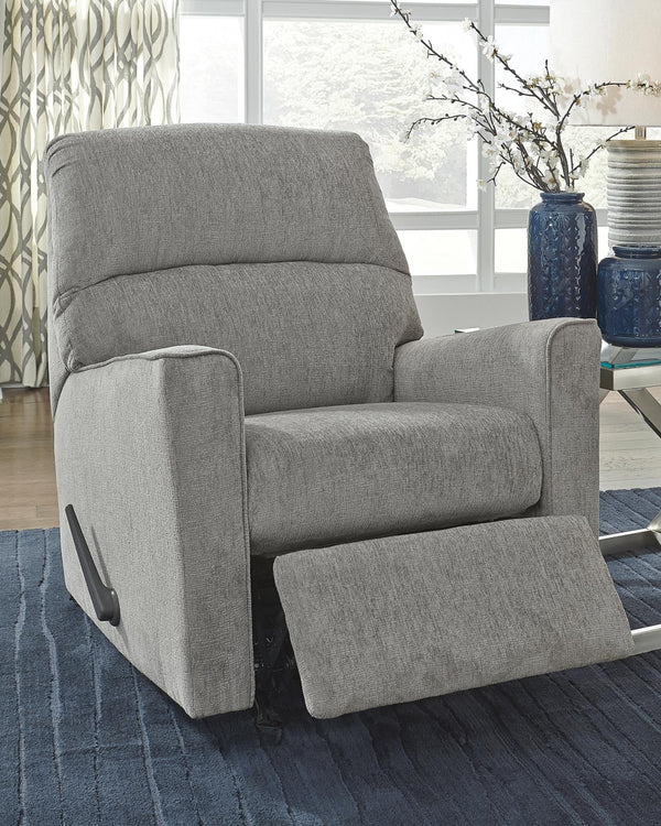 Altari Manual Fabric Rocker Recliner Alloy