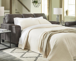 Navi Queen Stationary Sofa Stationary Sleeper Smoke