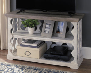 Havalance Console Table Gray/White