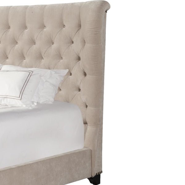 Parker House Chloe Collection King Bed in Meringue Natural Color