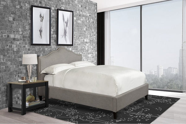Parker House Jamie Collection King Bed in Falstaff Grey Color