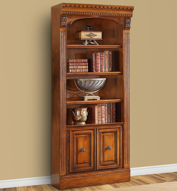 Parker House Huntington Antique Vintage Pecan 32 Inch Open Top Bookcase