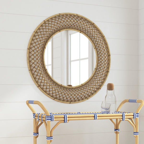 Bassett Mirror Coastal Brown Biedel Wall Mirror