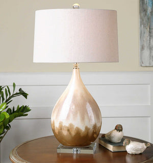 Uttermost Flavian Metallic Rust Table Lamp