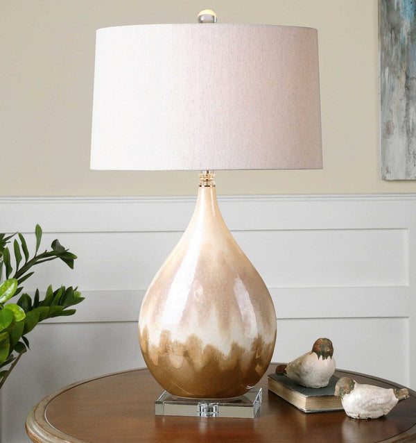 Uttermost Flavian Metallic Rust Table Lamp
