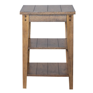 Liberty Furniture Tiered Oak Occasional Table Lake House