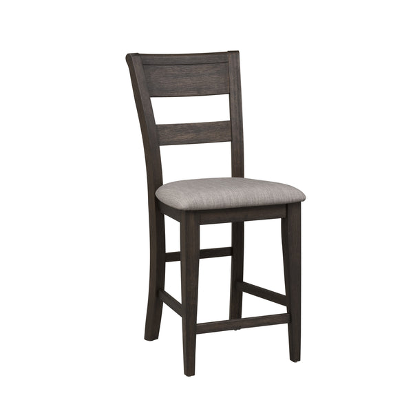 Liberty Furniture 7-Piece Gathering Dining Table Set with Splat Back Counter Chairs Double Bridge