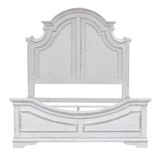 Liberty Furniture Complete King Bedroom Set Panel Bed, Dresser & Mirror Magnolia Manor