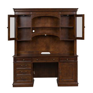 Liberty Furniture Brayton Manor Cognac Jr. Executive Credenza Set