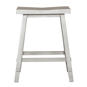 Liberty Furniture Creations Sawhorse White 24 Inch Counter Stool