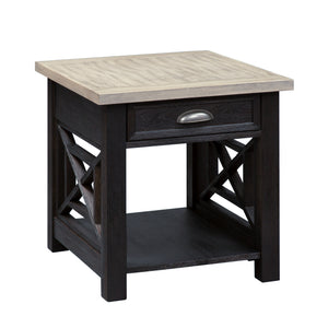 Liberty Furniture 3-Piece Heatherbrook Set 1 Coffee Table & 2 End Tables
