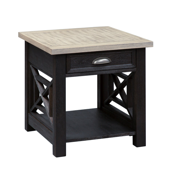 Liberty Furniture 3-Piece Heatherbrook Set 1 Coffee Table & 2 End Tables