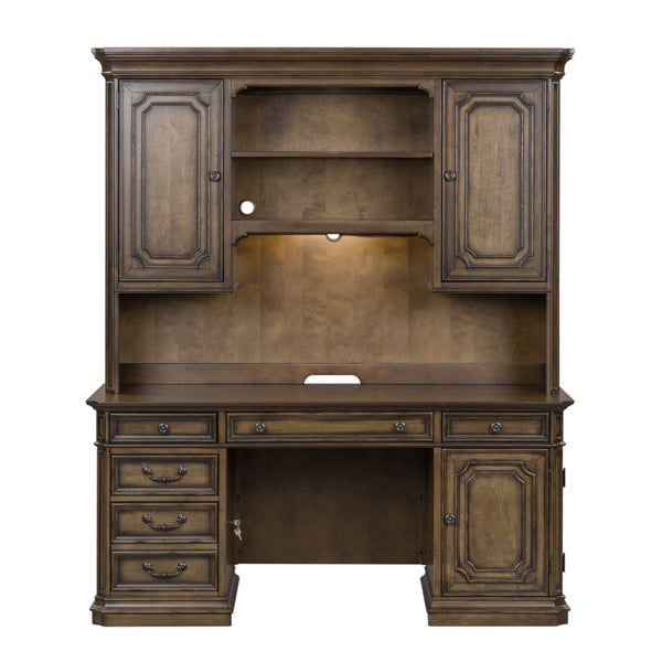 Liberty Furniture Amelia Antique Toffee Junior Executive Credenza