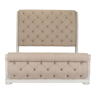 Liberty Furniture Complete California King Set Sleigh Bed, Dresser, Mirror, Chest & Nightstand Abbey Park