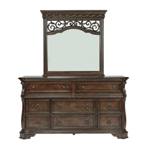 Liberty Furniture Arbor Place Brownstone Dresser & Mirror