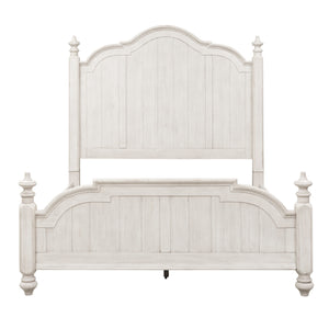 Liberty Furniture Complete Queen Bedroom Set Poster Bed, Dresser, Mirror, Chest & Nightstand Farmhouse Reimagined