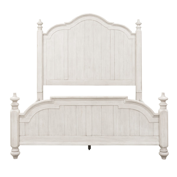 Liberty Furniture Complete Queen Bedroom Set Poster Bed, Dresser, Mirror & Nightstand Farmhouse Reimagined