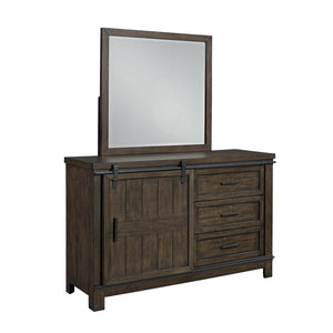 Liberty Furniture Kids/Teens Complete Full Bedroom Set Panel Bed, Dresser & Mirror Thornwood Hills