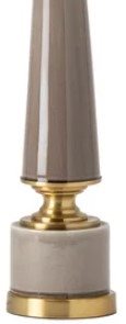 Crestview Moselle Taupe Table Lamp