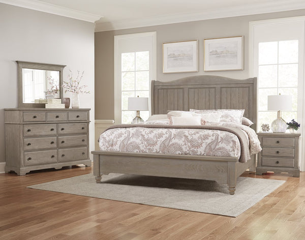 Vaughan-Bassett Heritage Greystone Sleigh Queen Headboard