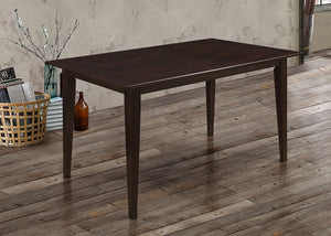 Coaster Gabriel Rectangular 59 Inch Wood Dining Table Cappuccino