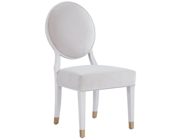 Universal Love. Joy. Bliss. Miranda Kerr Home Alabaster Oval Side Chair
