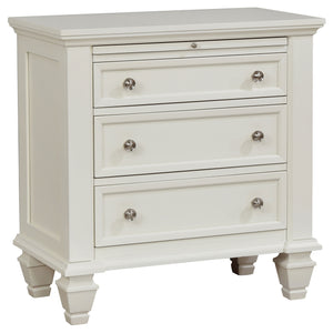 Coaster Sandy Beach 4-Piece Queen Bedroom Set Cream White