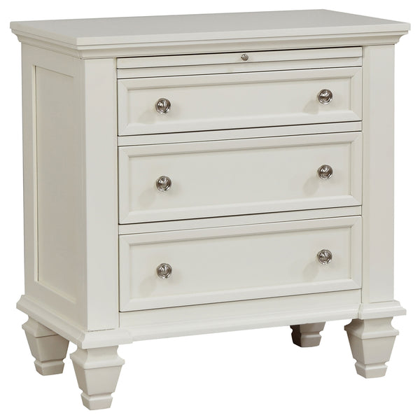 Coaster Sandy Beach 4-Piece Queen Bedroom Set Cream White