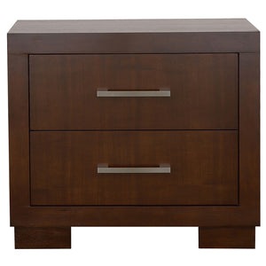 Coaster Jessica 4-Piece Queen Led Bedroom Set Cappuccino