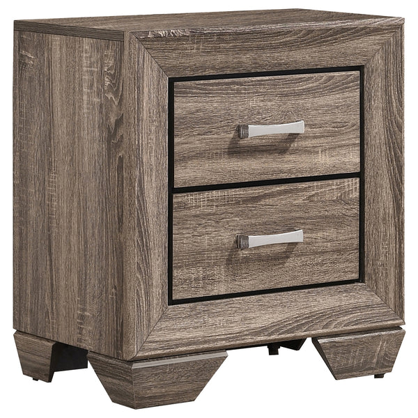 Coaster Kauffman 4-Piece King Bedroom Set in Washed Taupe