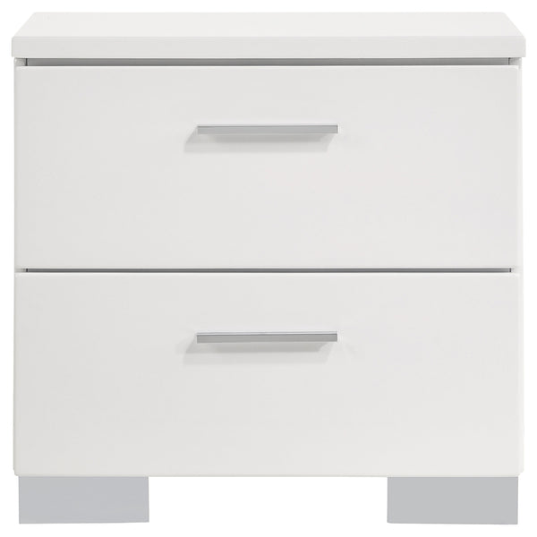 Coaster Felicity 6-Piece California King Bedroom Set White Gloss