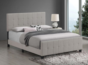 Coaster Fairfield Upholstered Queen Panel Bed Beige