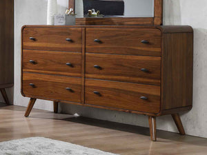 Coaster Robyn 6-Drawer Dresser Dark Walnut