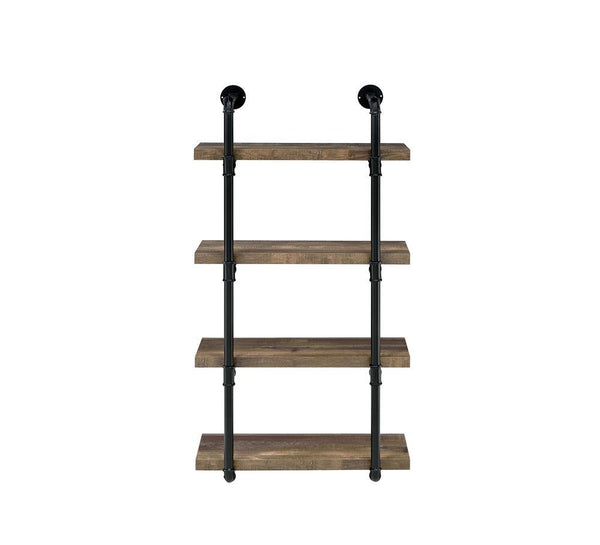 Coaster 24 Inch Wall Shelf Rustic Oak