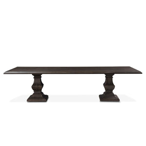Home Trends Design Nimes 120In Vintage Brown Rectangle Dining Table