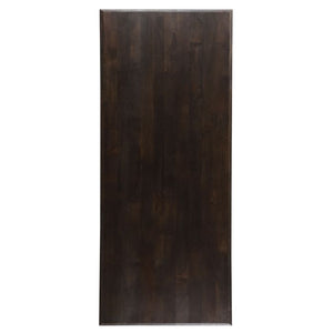 Home Trends Design Nimes 120In Vintage Brown Rectangle Dining Table