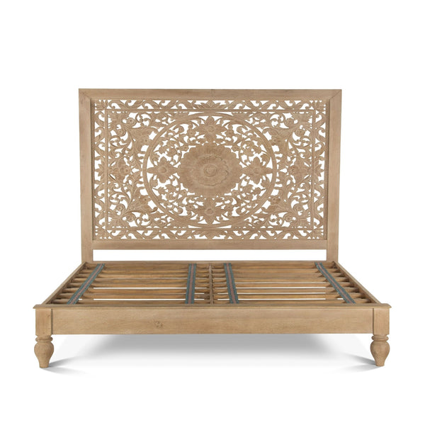 Home Trends Design Taj Mango Wood Queen Bed